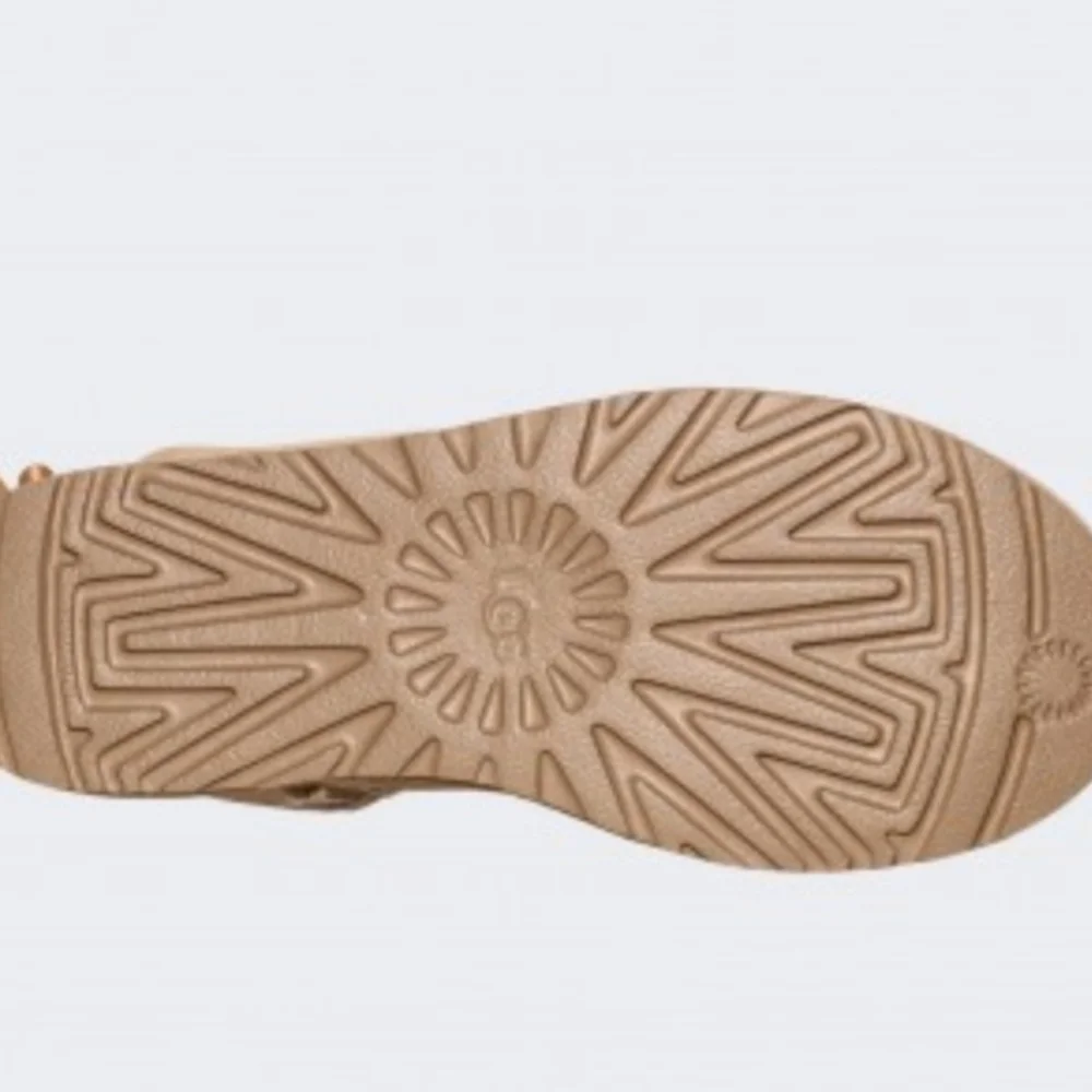 UGG Bailey Mini Bow II Chestnut Winter Boots Women's Size 7 Brand New In Box